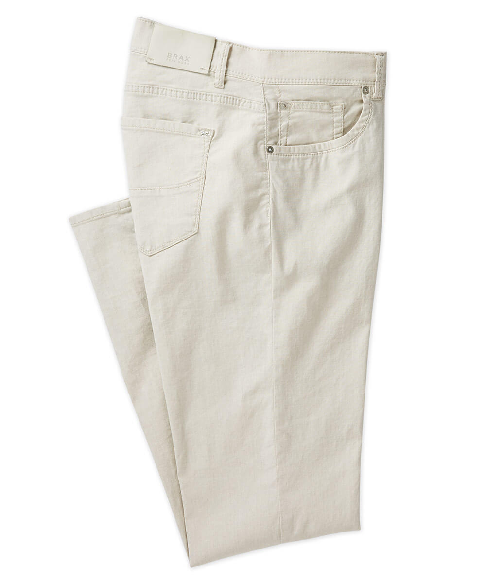 Brax Linen-Cotton Stretch 5-Pocket Pant