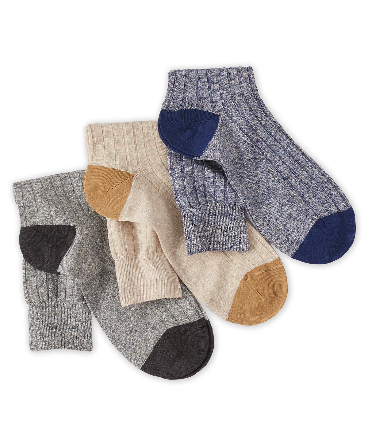 Pantherella Linen-Cotton Ribbed Socks