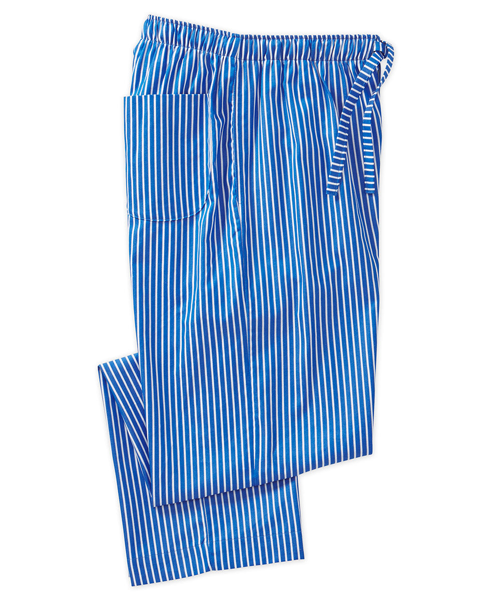 Derek Rose Lightweight Woven Stripe Lounge Pant