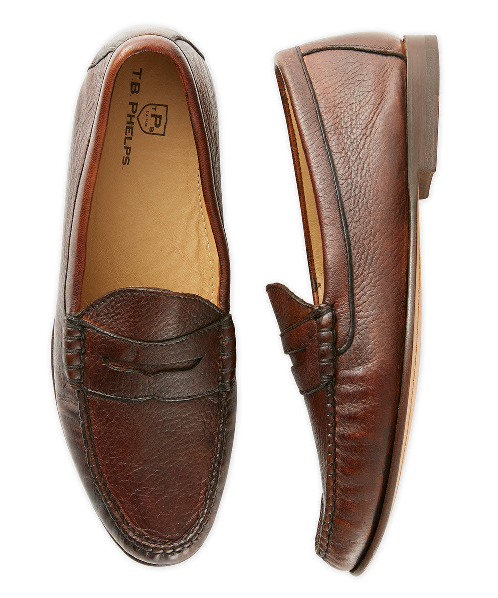 PHELPS Ventura Deerskin Penny Loafer – Williams & Kent display picture 1