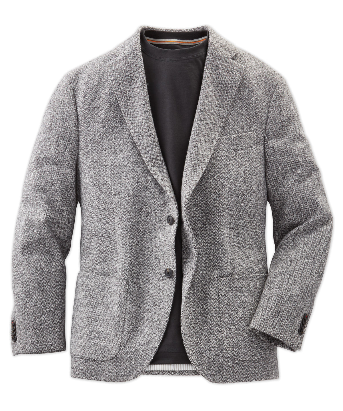 Wool Blend Herringbone Sport Coat
