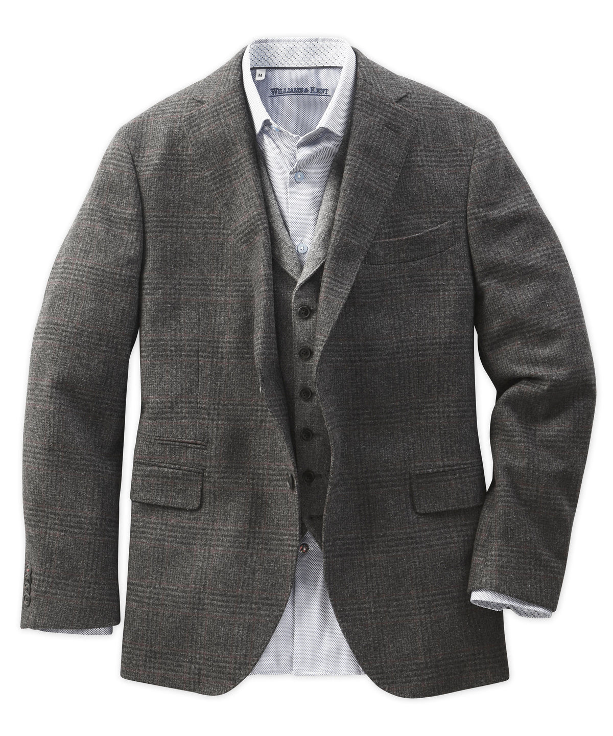 Boucle Plaid Sport Coat