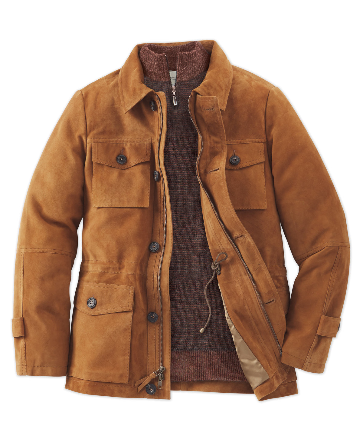 Goat Suede Field Jacket - Cocoa