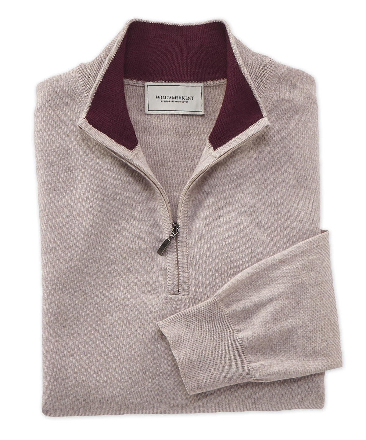 Italian Merino Wool Quarter-Zip Sweater