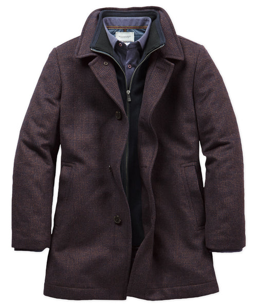 Hart Schaffner Marx Macbeth Wool Blend Car Coat with Bib Williams Kent