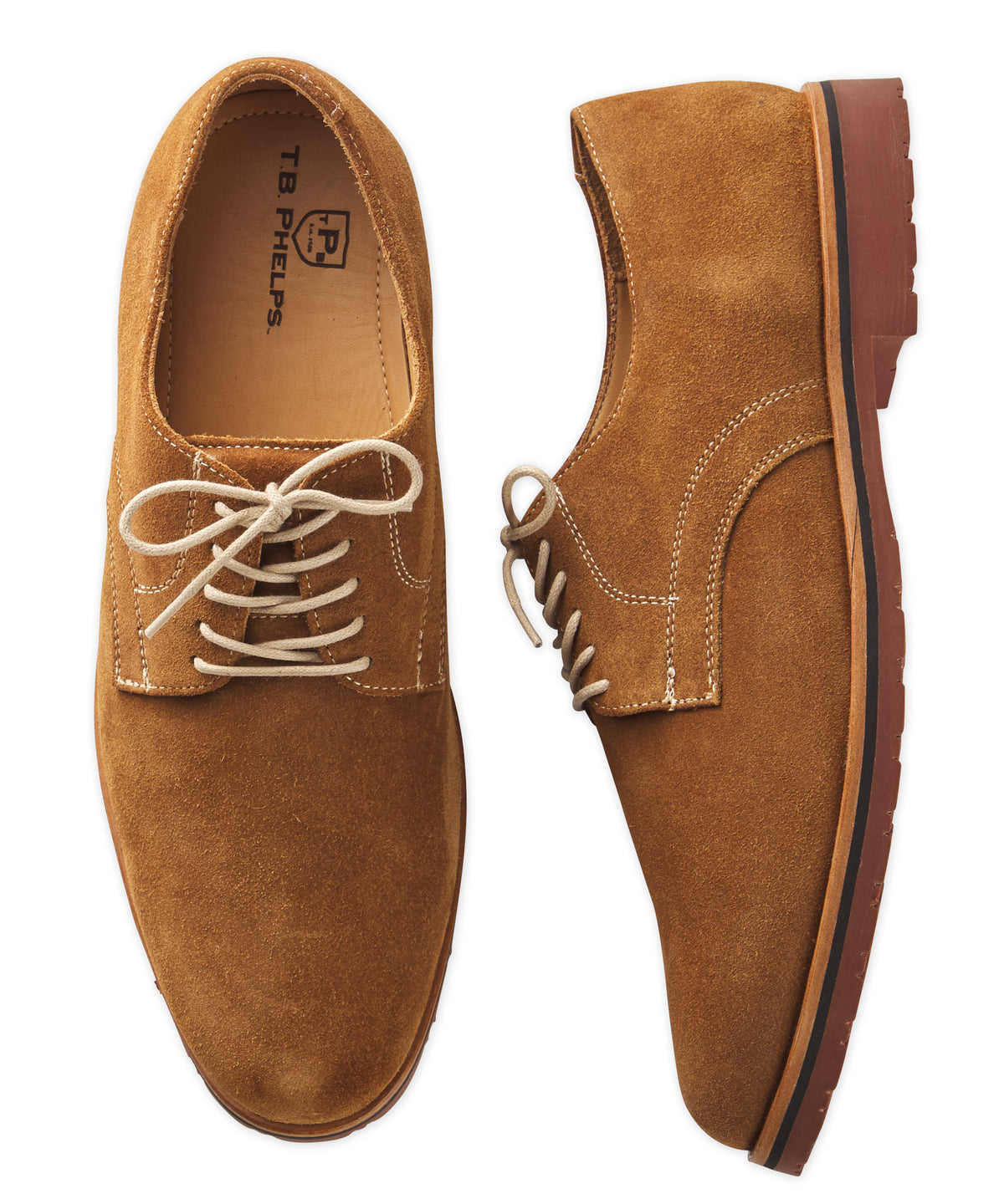 T.B. Phelps Spencer Dirty Buck Suede Sport Oxford