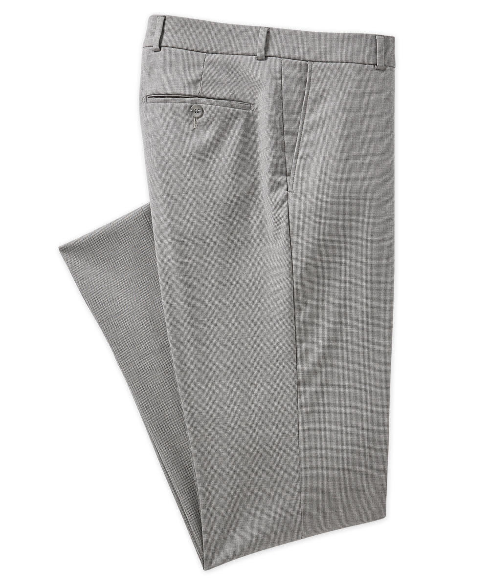 Stretch Wool Houndstooth Trouser