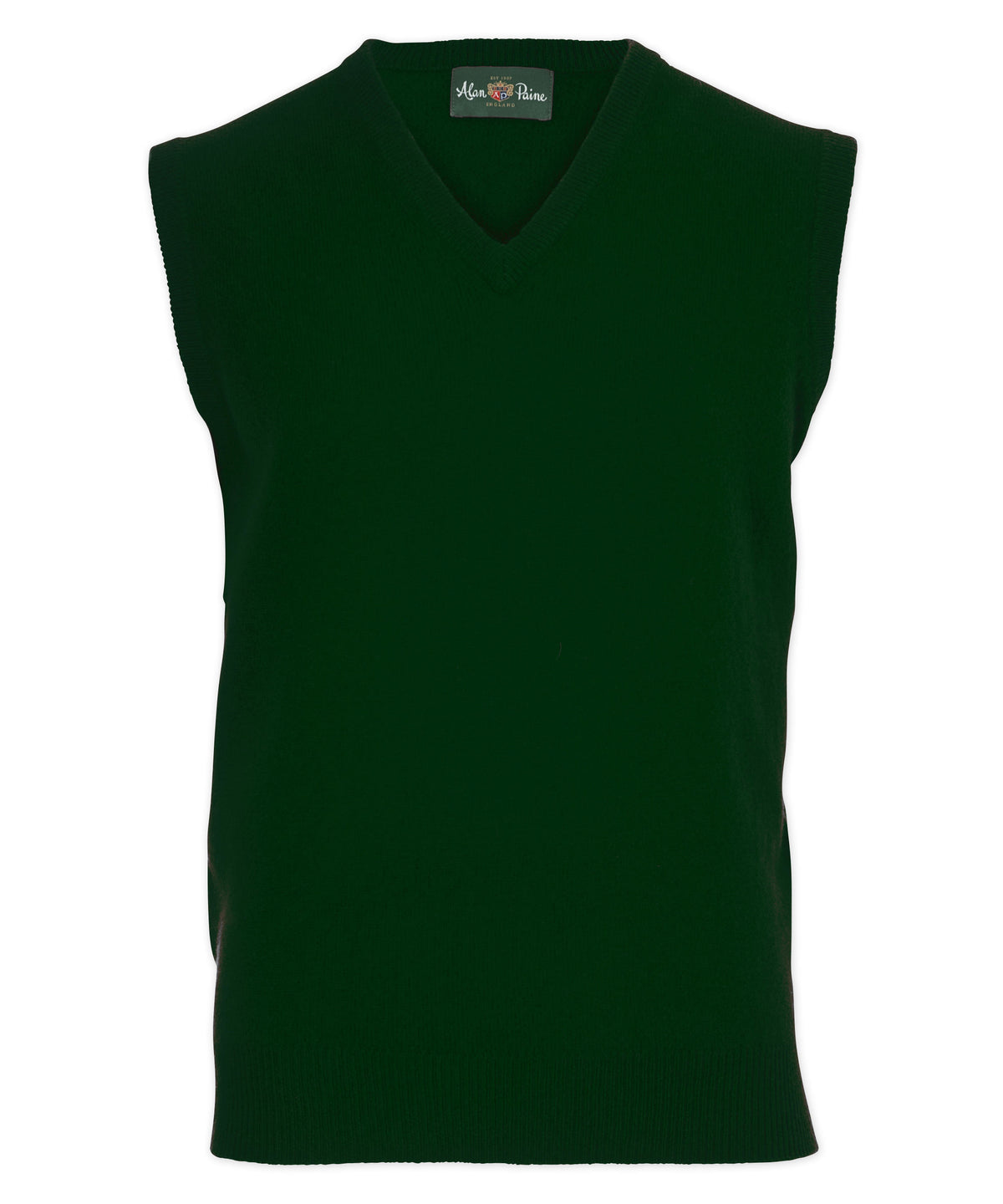 Alan Paine Norfolk Lambswool V-neck Sweater Vest