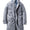 Waterproof Italian Herringbone Cashmere Car Coat with Down Insulation
