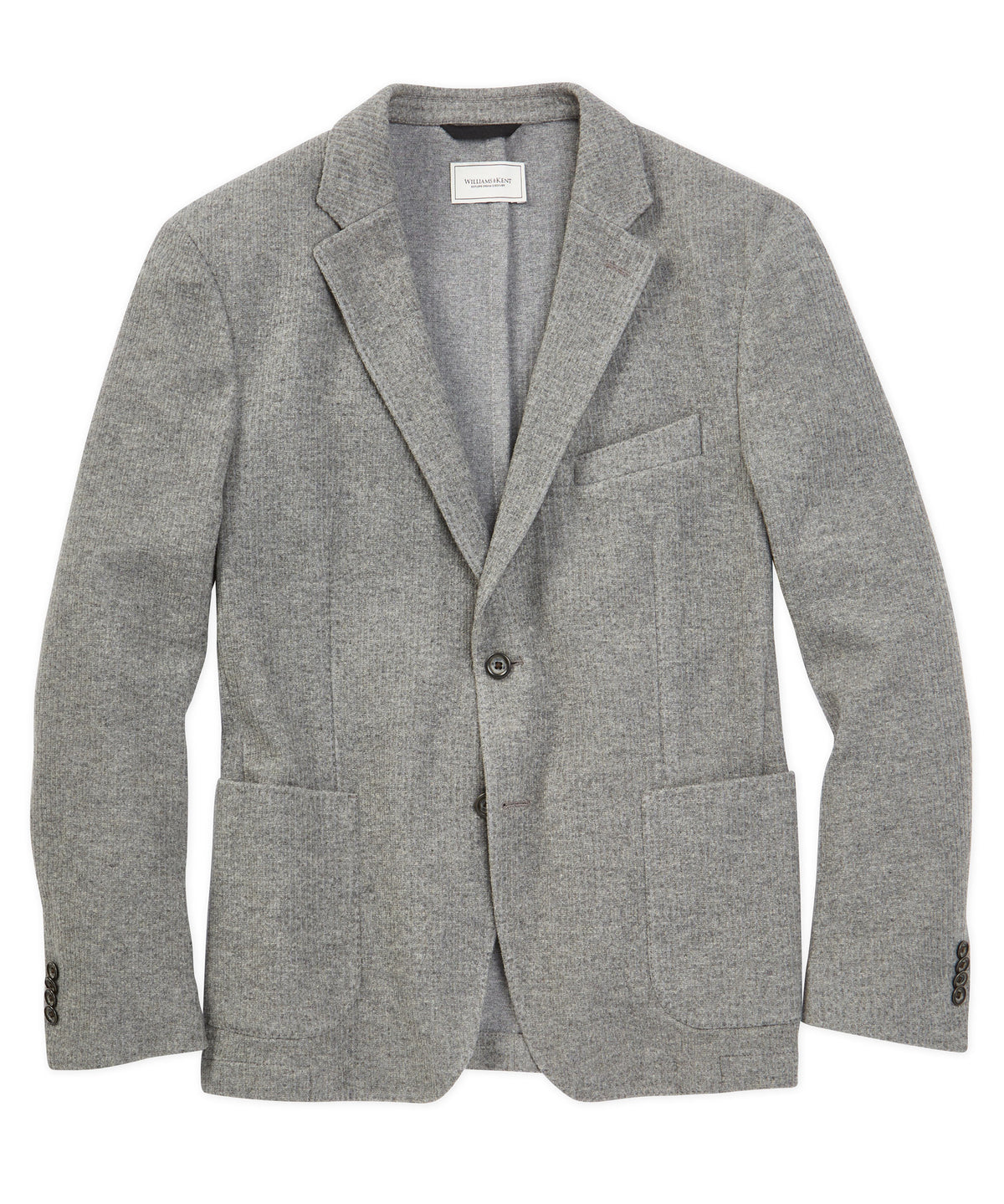 Cotton-Wool Blend Knit Corded Sport Coat