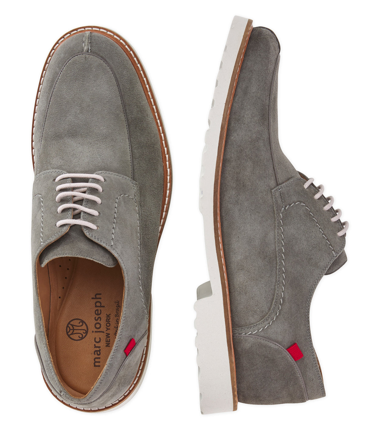 Marc Joseph Suede Oxford with Lug Sole