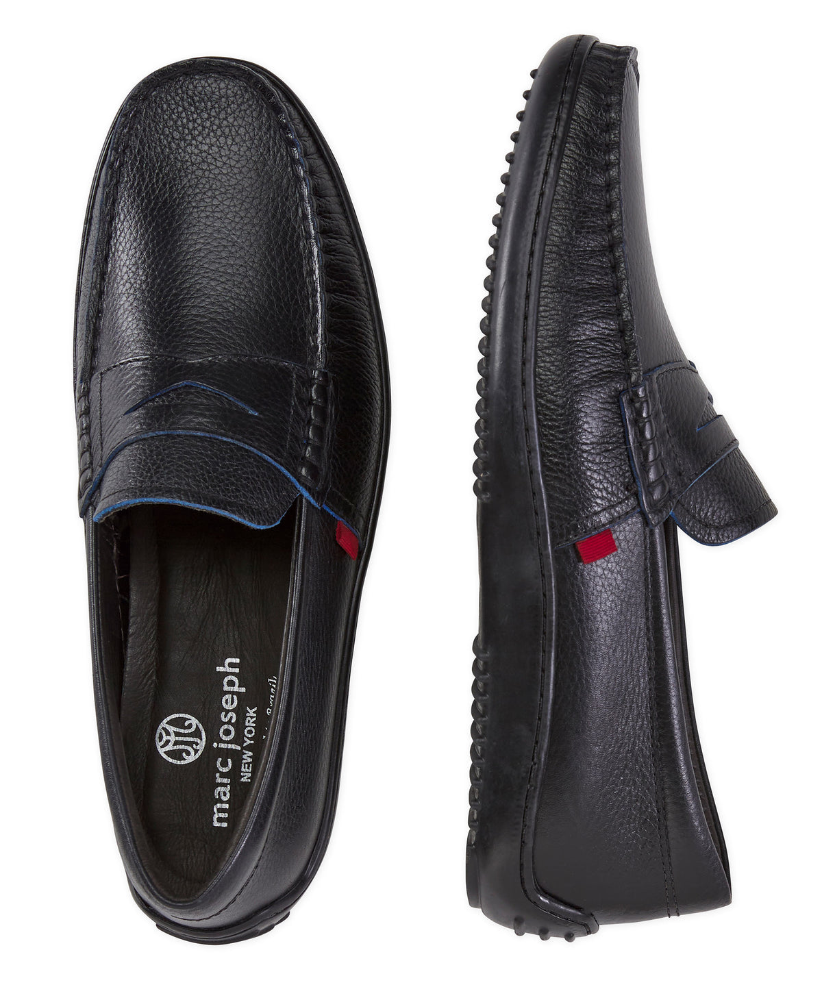 Marc Joseph Grainy Leather Penny Loafer