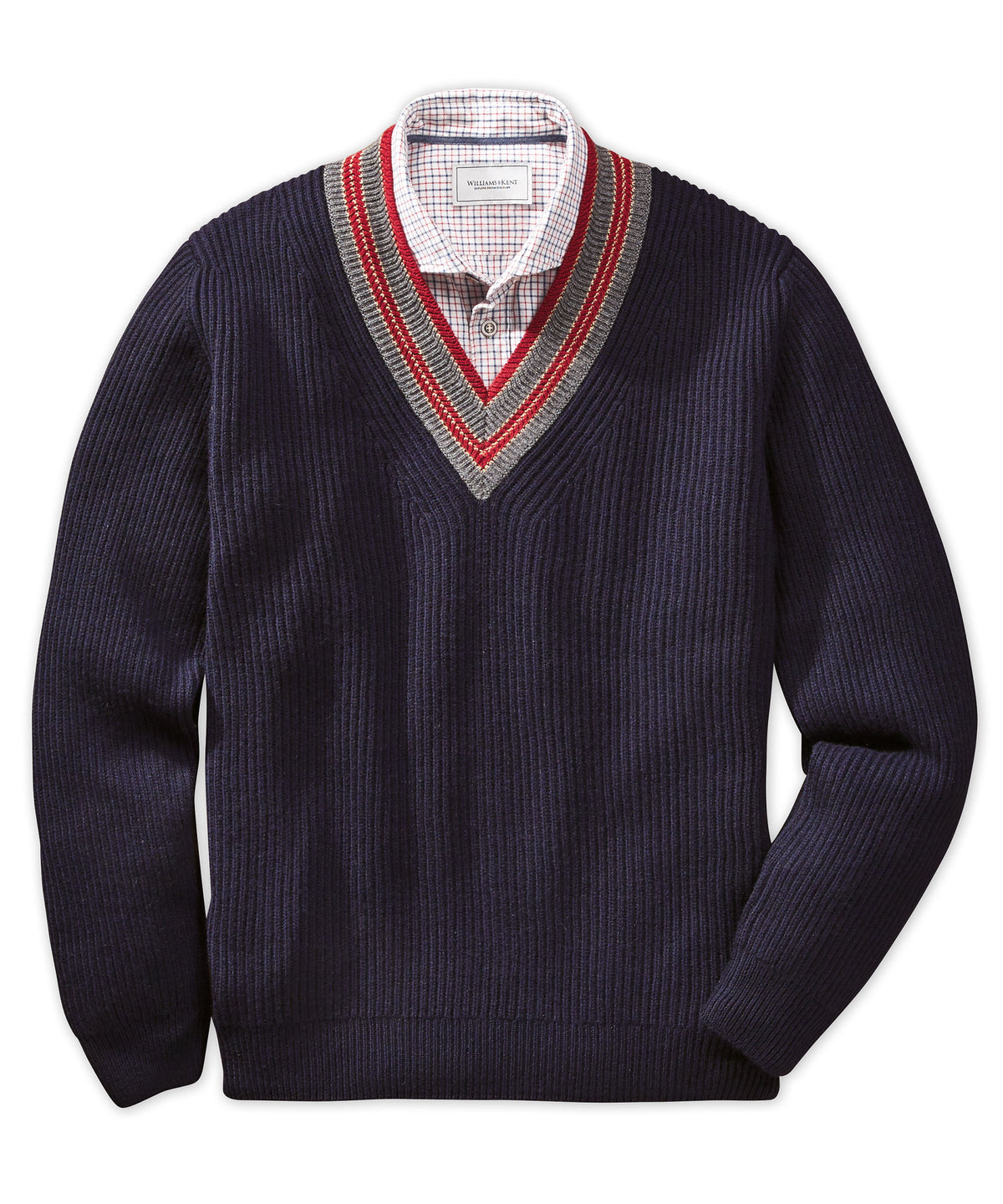 Johnstons of Elgin Scottish Cashmere V-neck Sweater