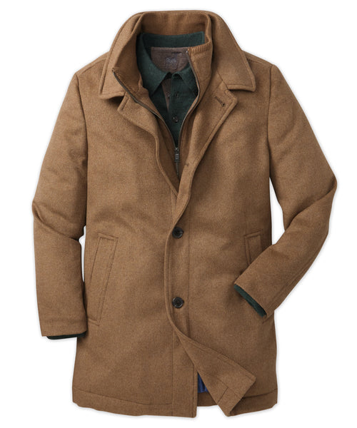 Hart Schaffner Marx Macbeth Wool Blend Car Coat with Bib Williams Kent
