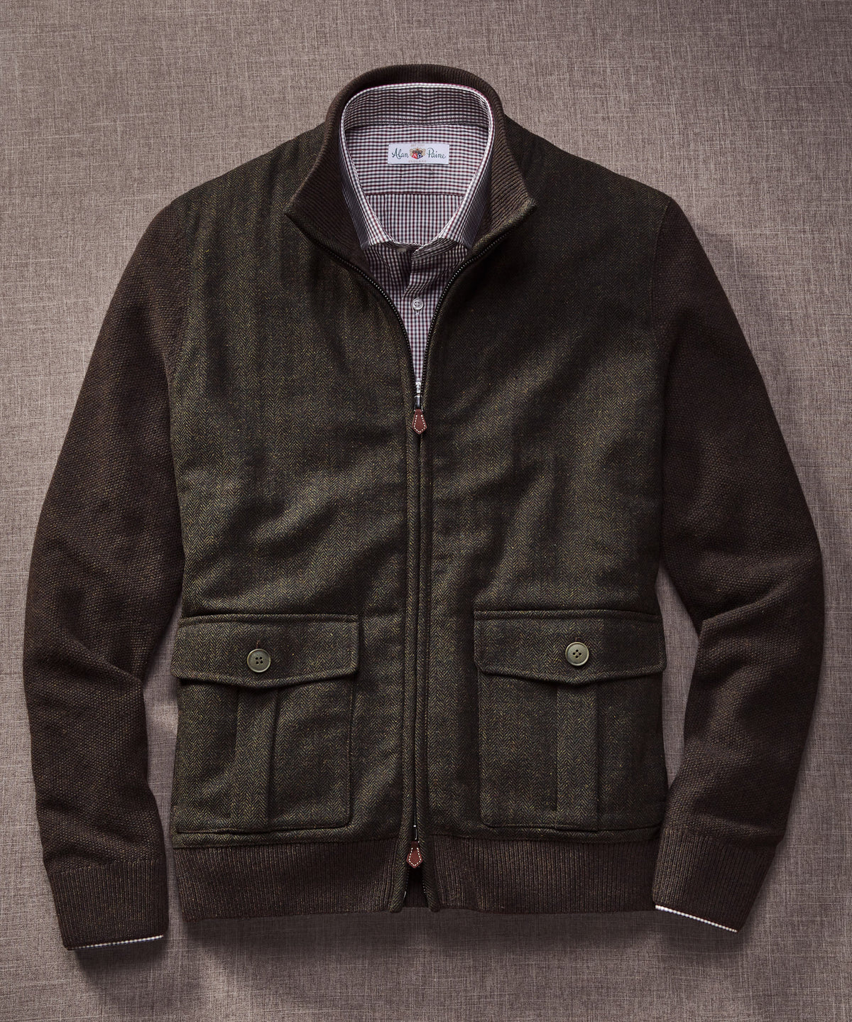 Alan Paine Thursford Tweed-Merino Hybrid Jacket
