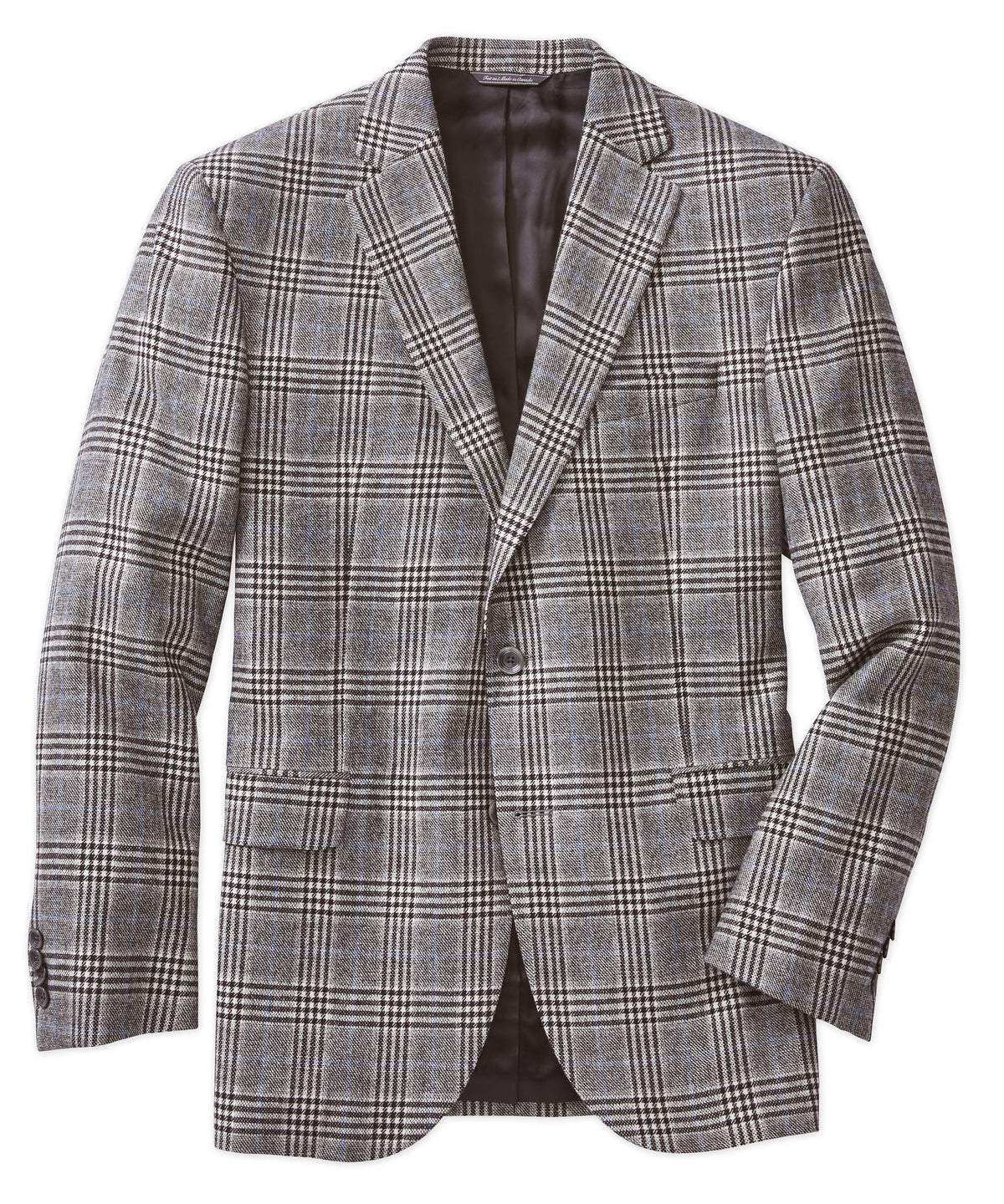 Wool-Cashmere Glen Plaid Sport Coat