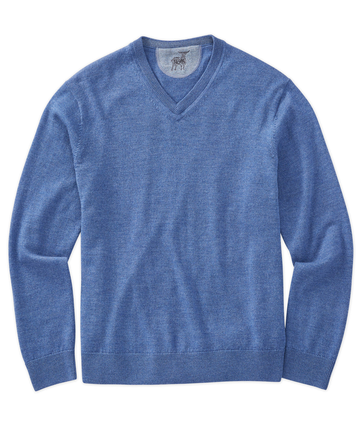 Raffi Italian Merino V-neck Sweater
