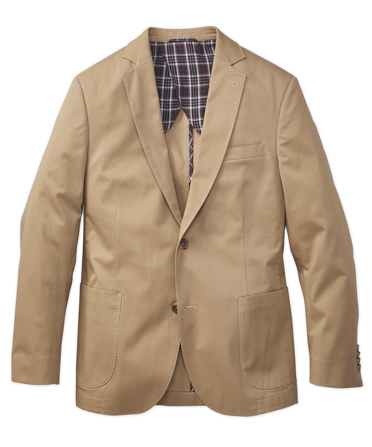 Cotton Stretch Solid Sport Coat