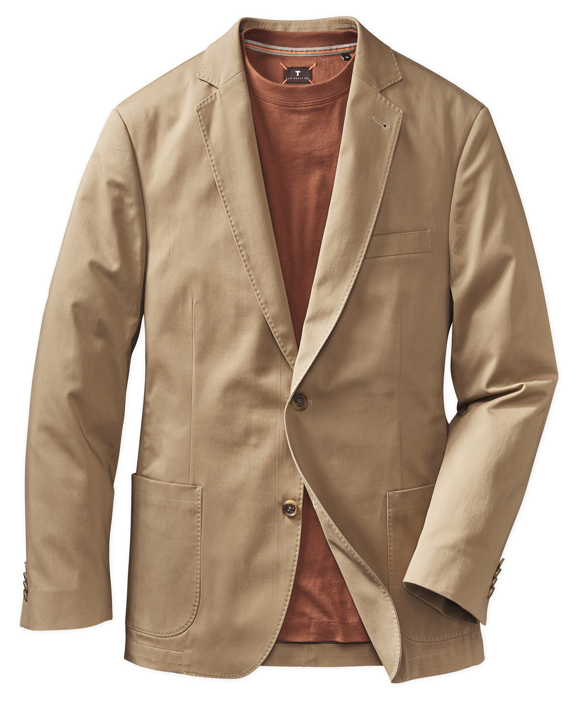 Cotton Stretch Solid Sport Coat