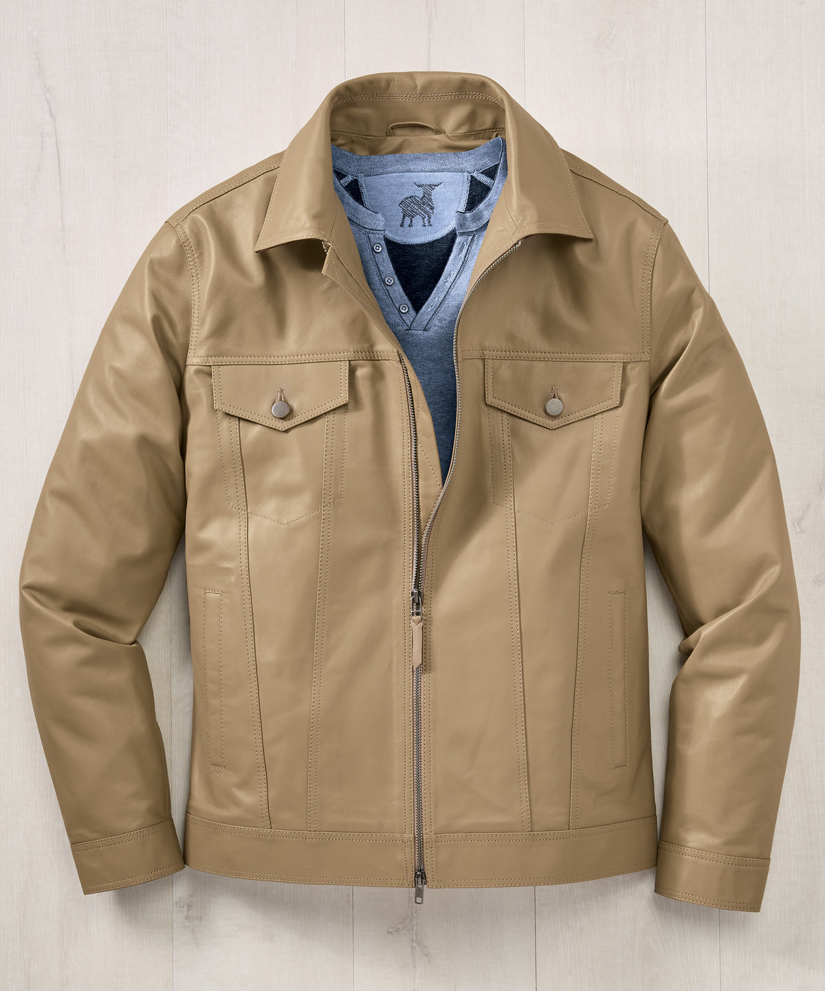Brooklyn Lambskin Leather Jacket