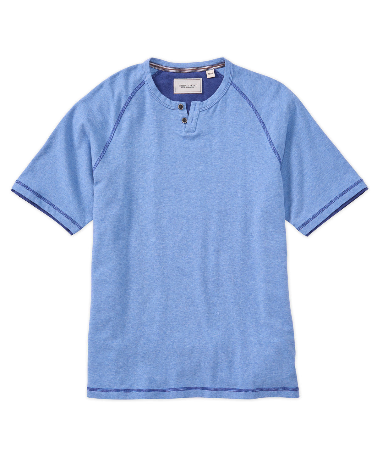 Melange Notch Neck Tee