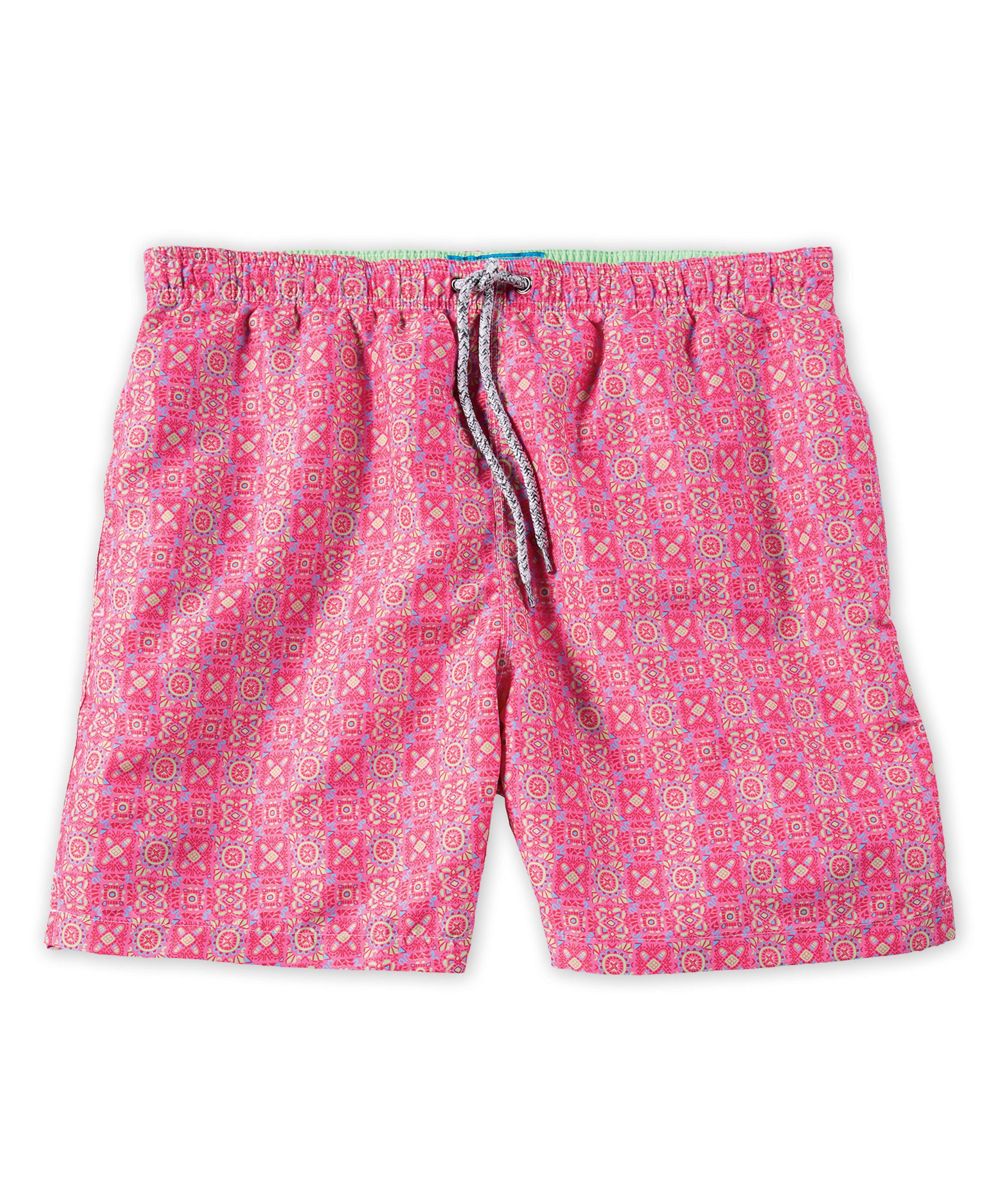 WATERCOLOR MARBLE MS. 2 - Woven fabric for bermuda shorts - swim trunks -  Printed patterns fabrics - Dresówka.pl