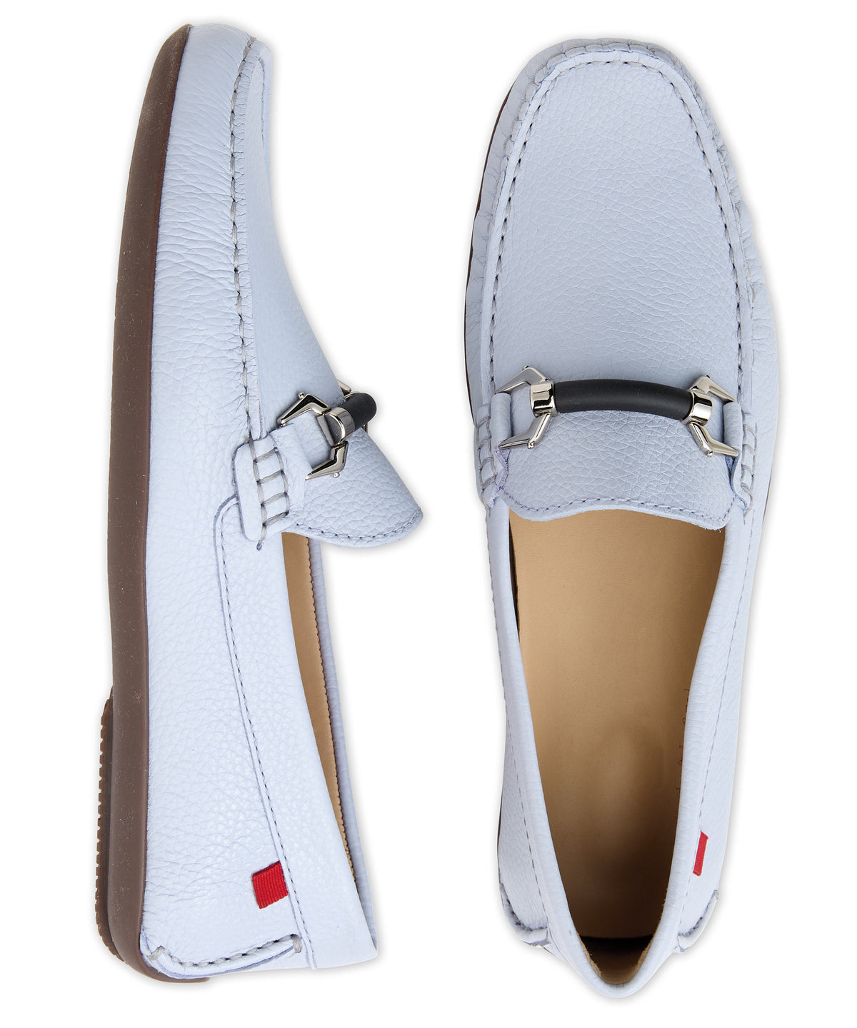Marc Joseph Athena Tumbled Leather Bit Loafer