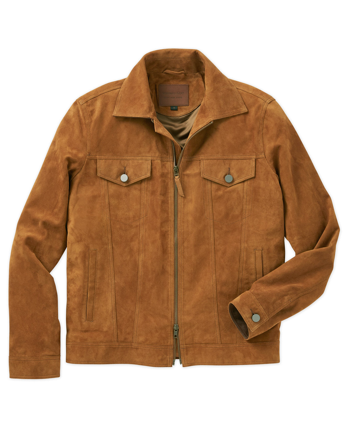 Goat Suede Trucker Jacket – Williams & Kent