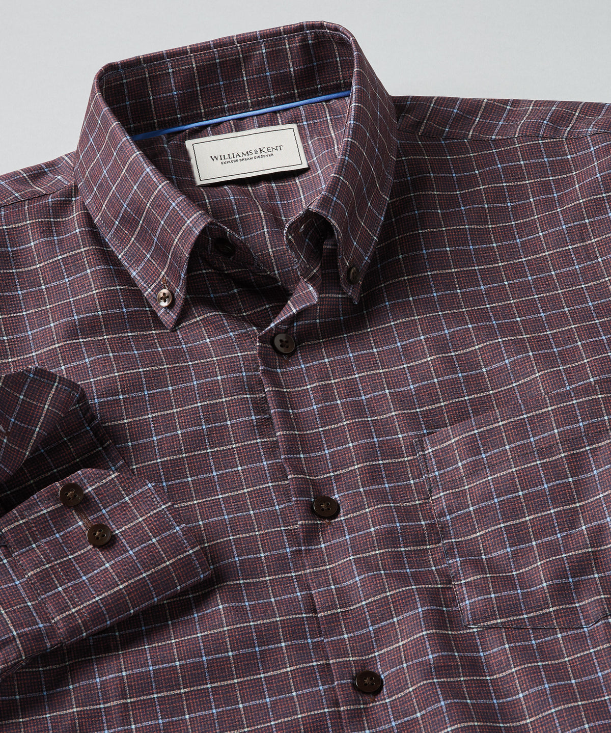 Plaid Twill Sport Shirt