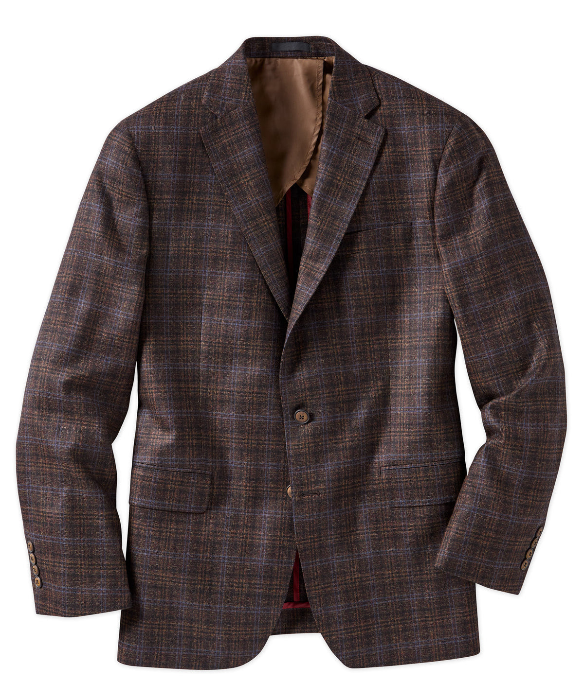 Wool Graphic Check Sport Coat