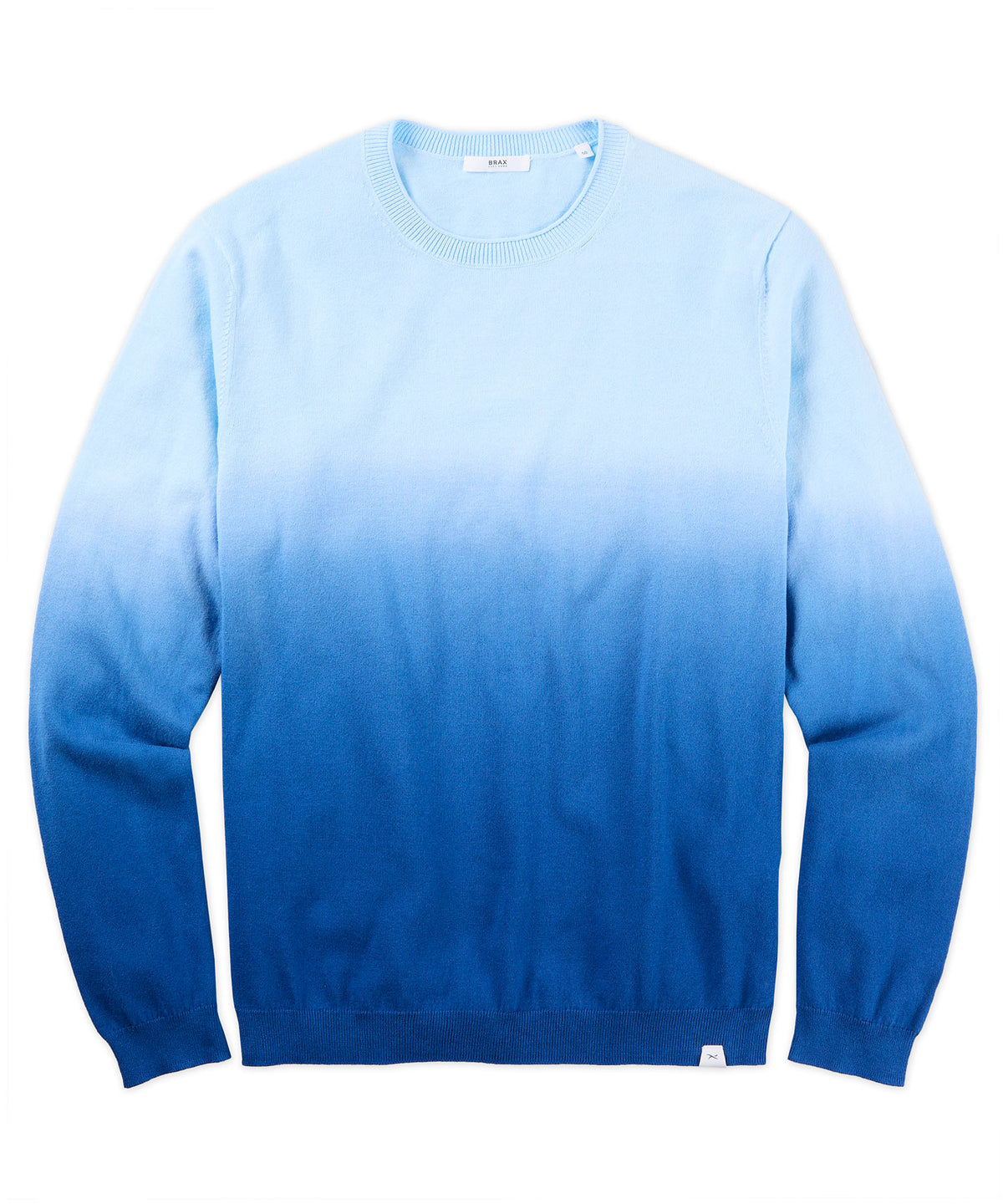 Brax Cotton-Linen Dip-Dye Sweater