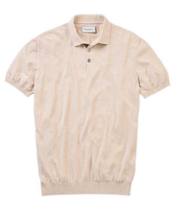 Cotton Knit Polo Shirt - Williams & Kent