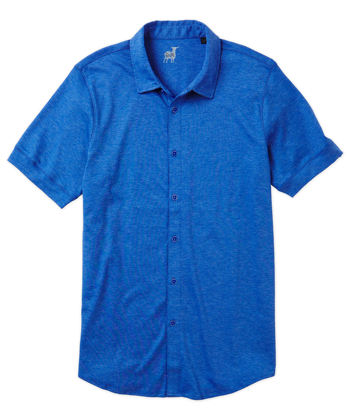 Raffi Aqua Cotton Sport Shirt