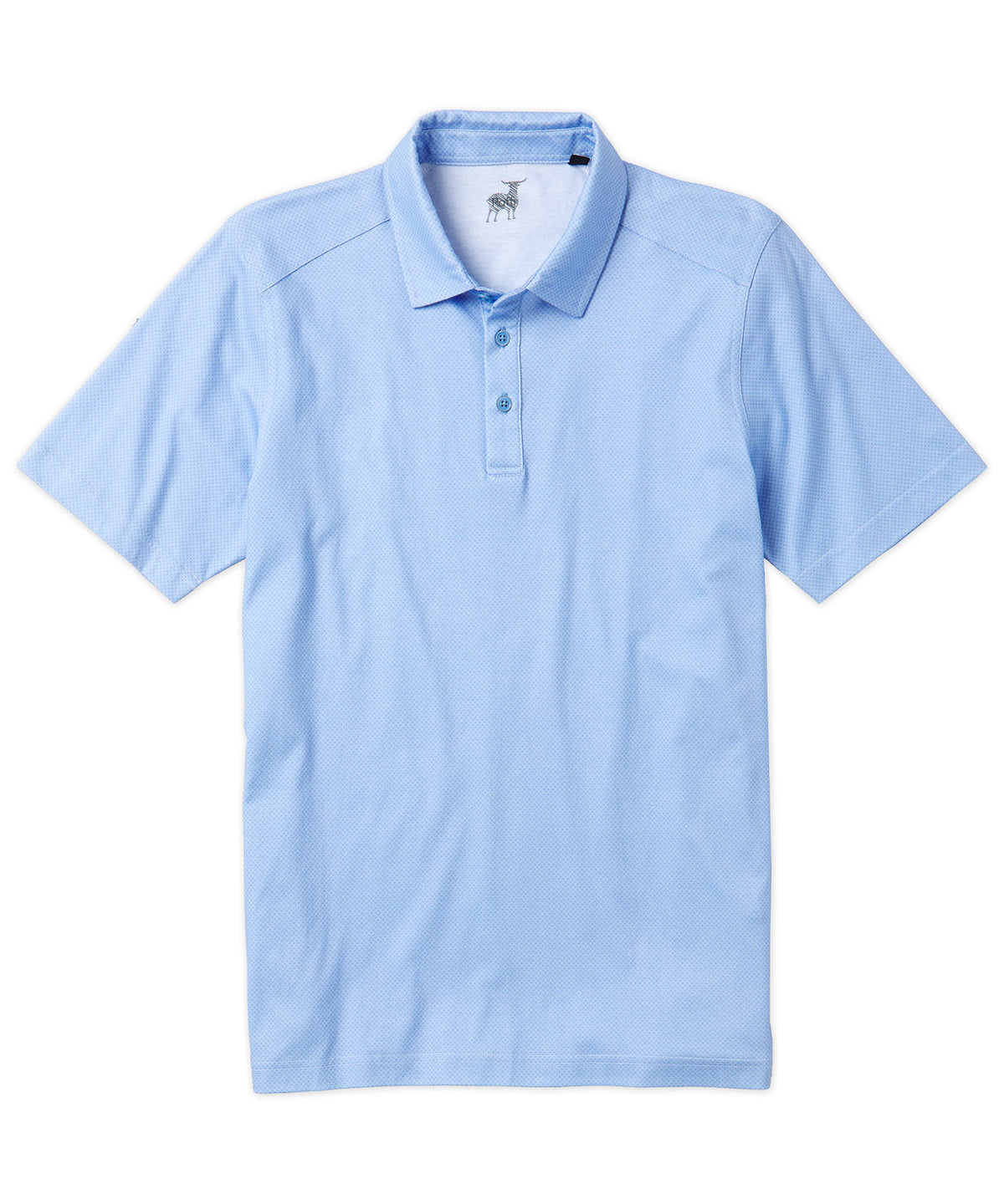 Raffi Aqua Cotton Polo Shirt