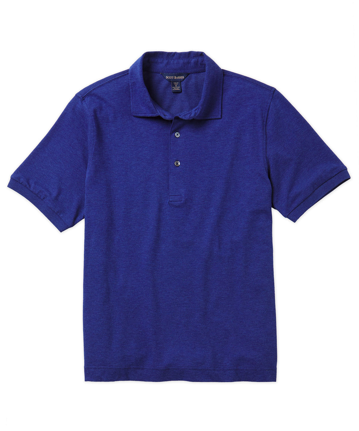 Cotton-Silk Pique Polo Shirt
