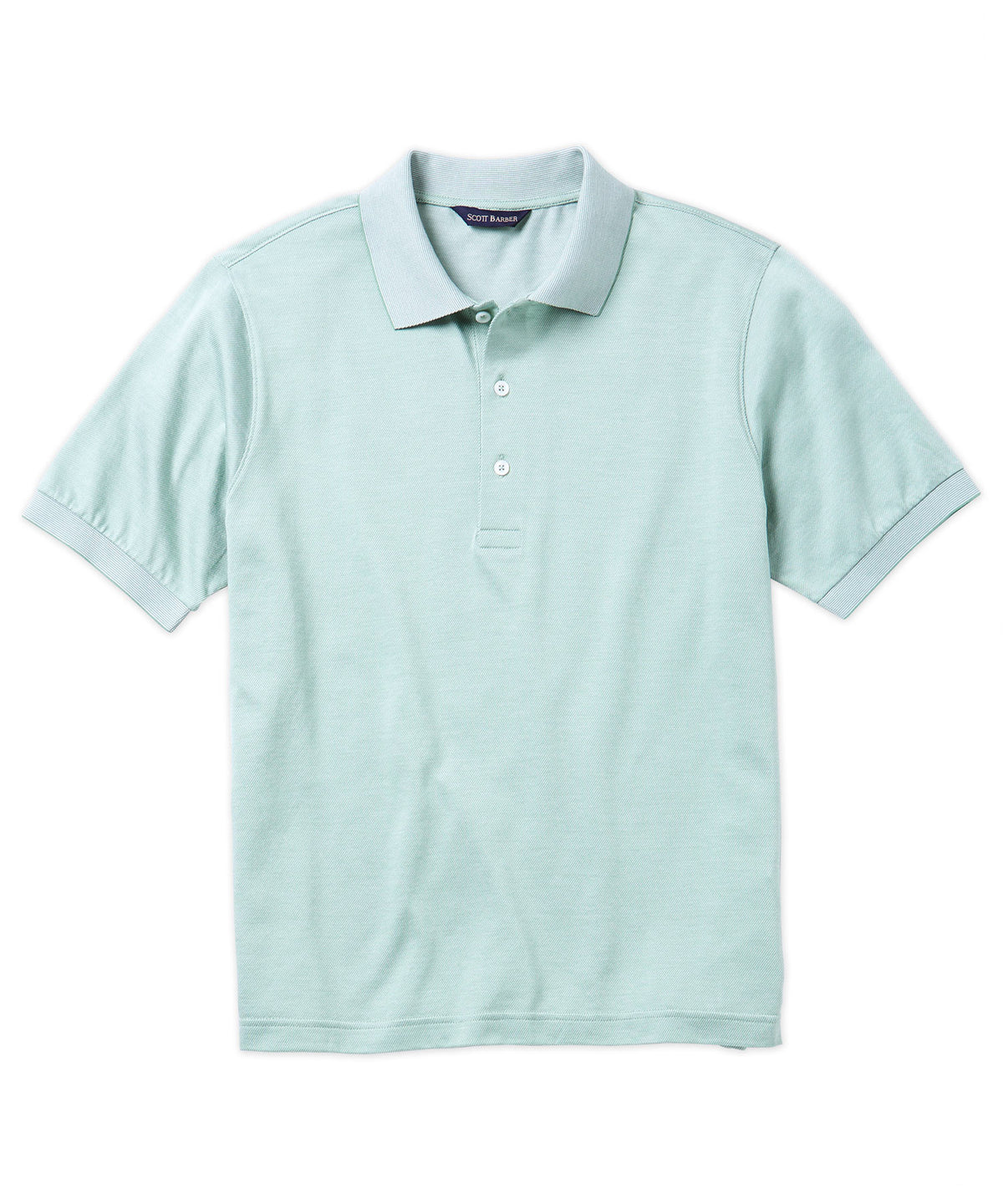 Twill Knit Jersey Polo Shirt