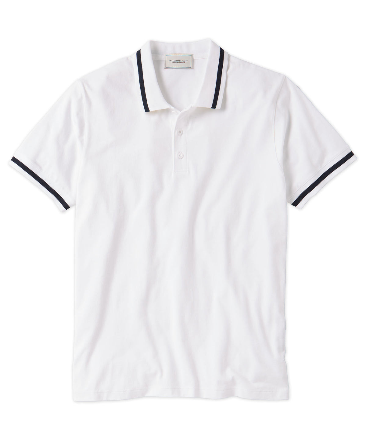 Short-Sleeve Polo Shirt With Contrast Tipping