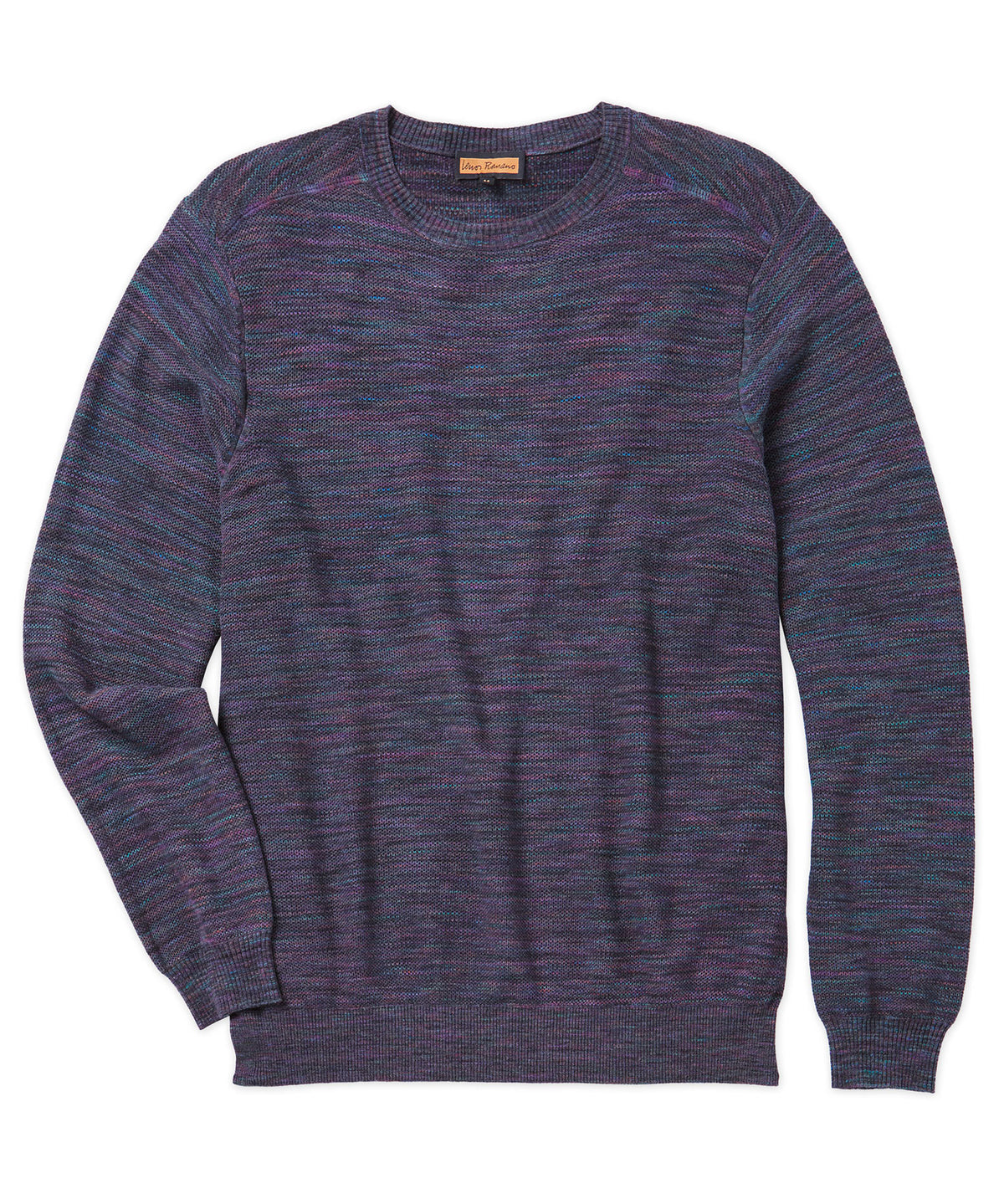 Pique Stitch Cotton-Blend Crewneck Sweater
