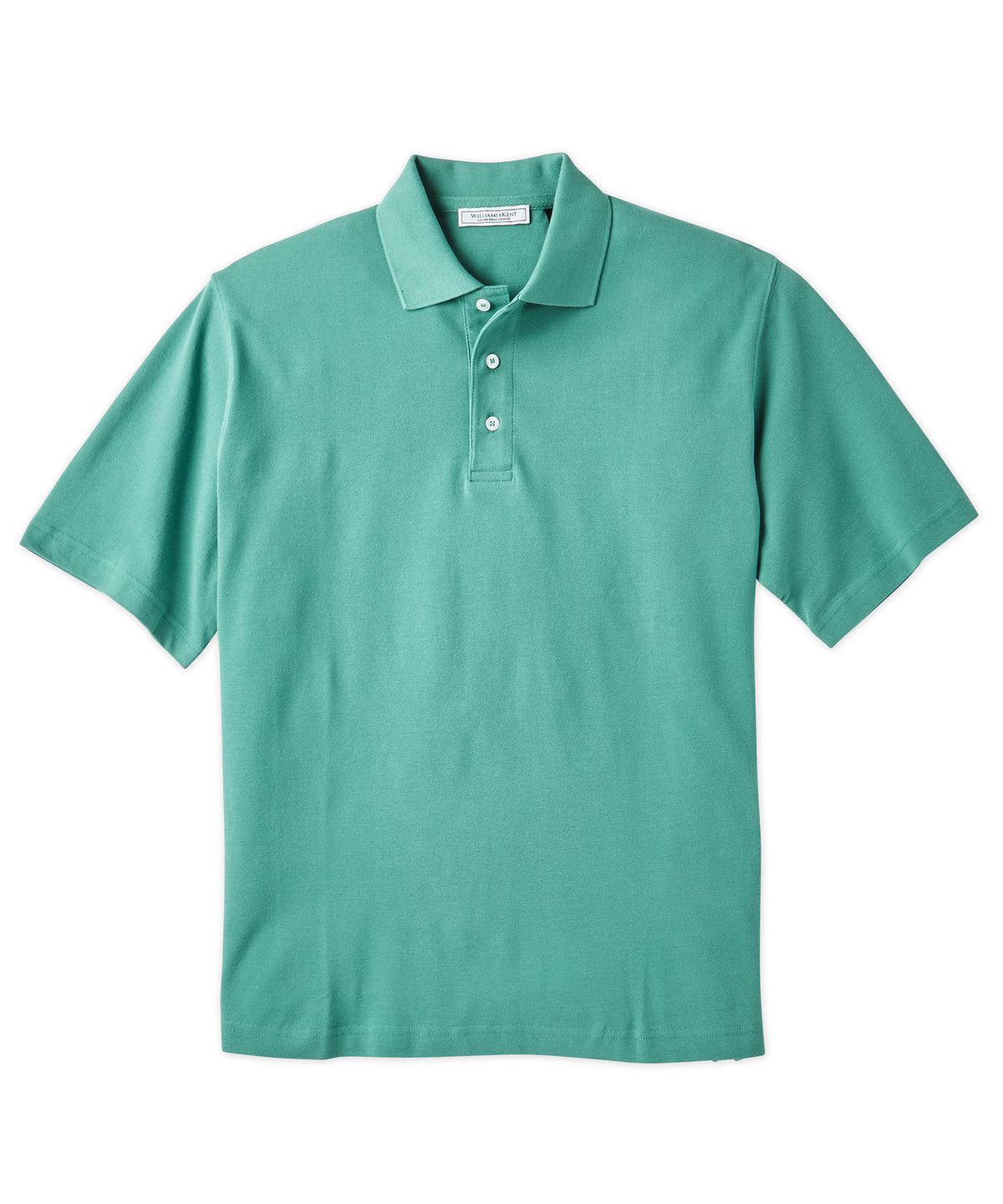 Pima Cotton Pique Knit Collar Polo Shirt