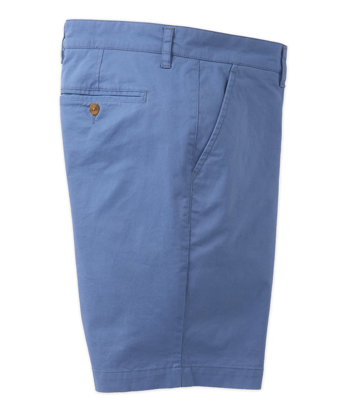 Twill Flat-Front Shorts