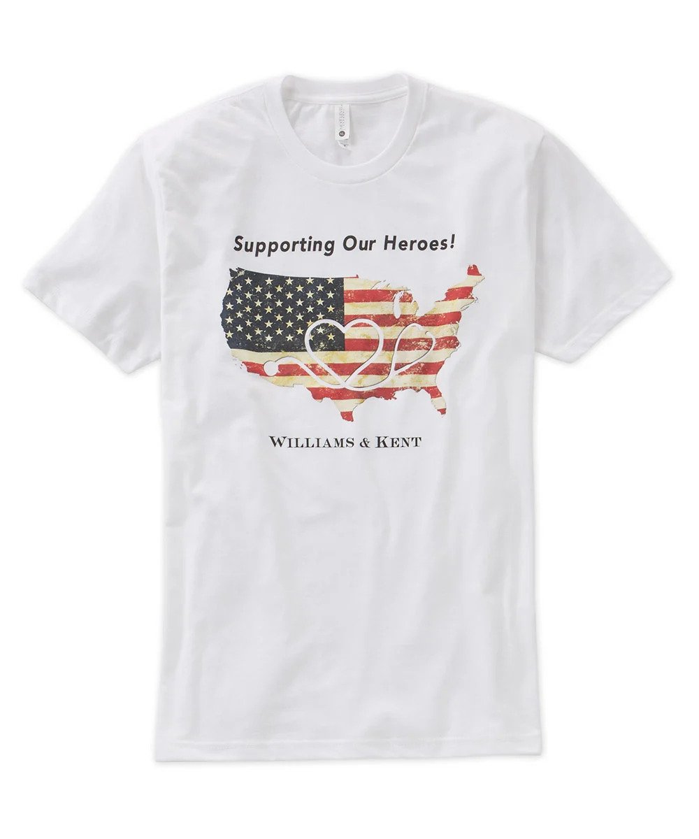 Supporting Our Heroes Short Sleeve Tee Shirt